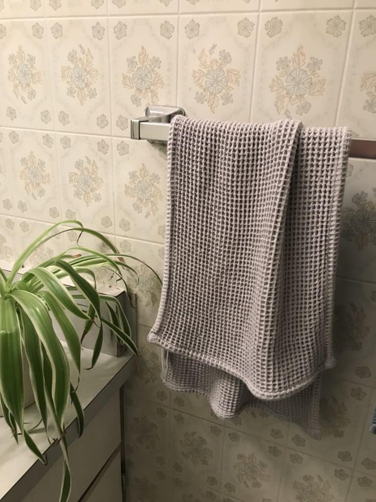 ettitude Waffle Towel Set - Ocean / One Size